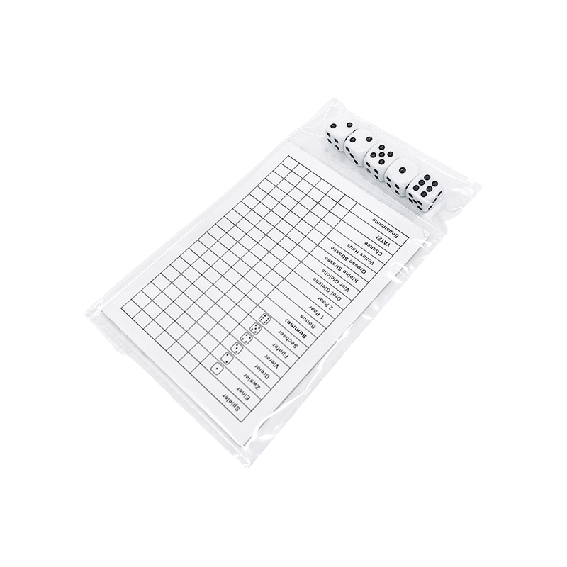 Classic Dice Game Essentials Набор табло YATZY
