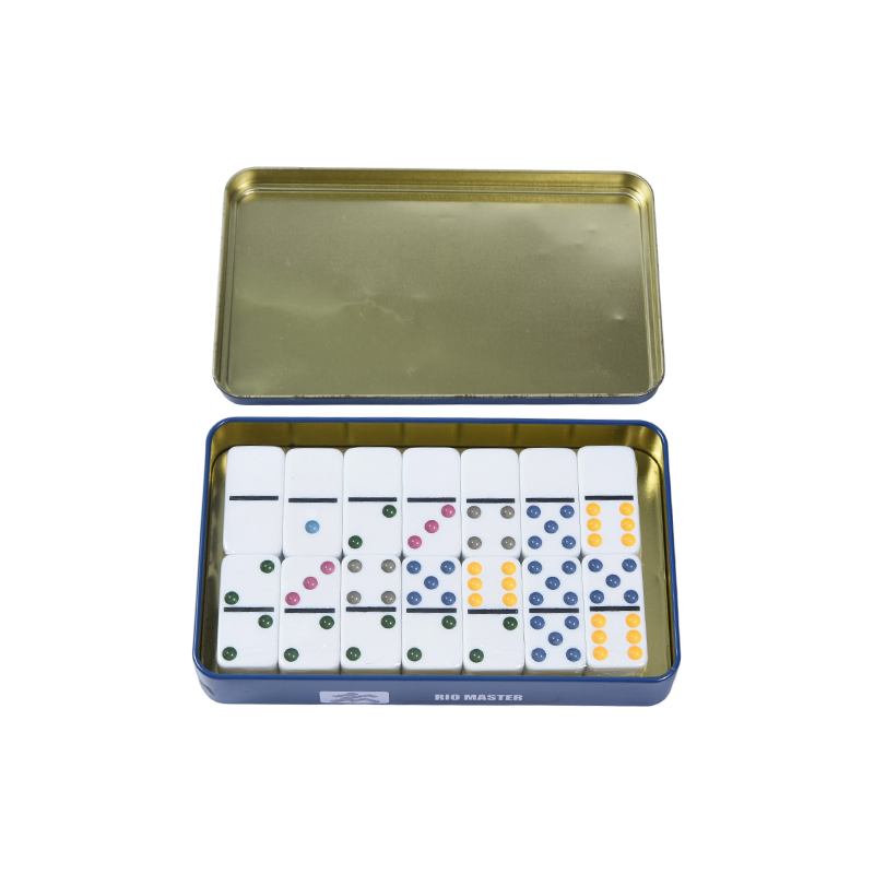 Portable Iron Case Edition — тактильный набор домино Chain Reaction