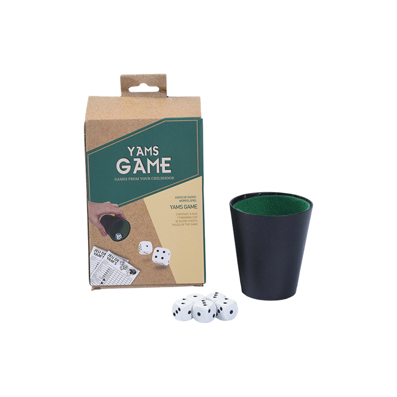 Portable Throw Cup Edition — винтажный набор для игры в кости YAMS