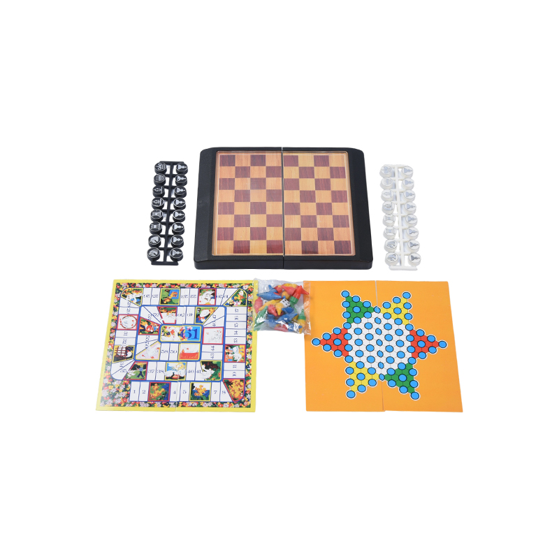 Портативный футляр Набор магнитных настольных игр 6-в-1