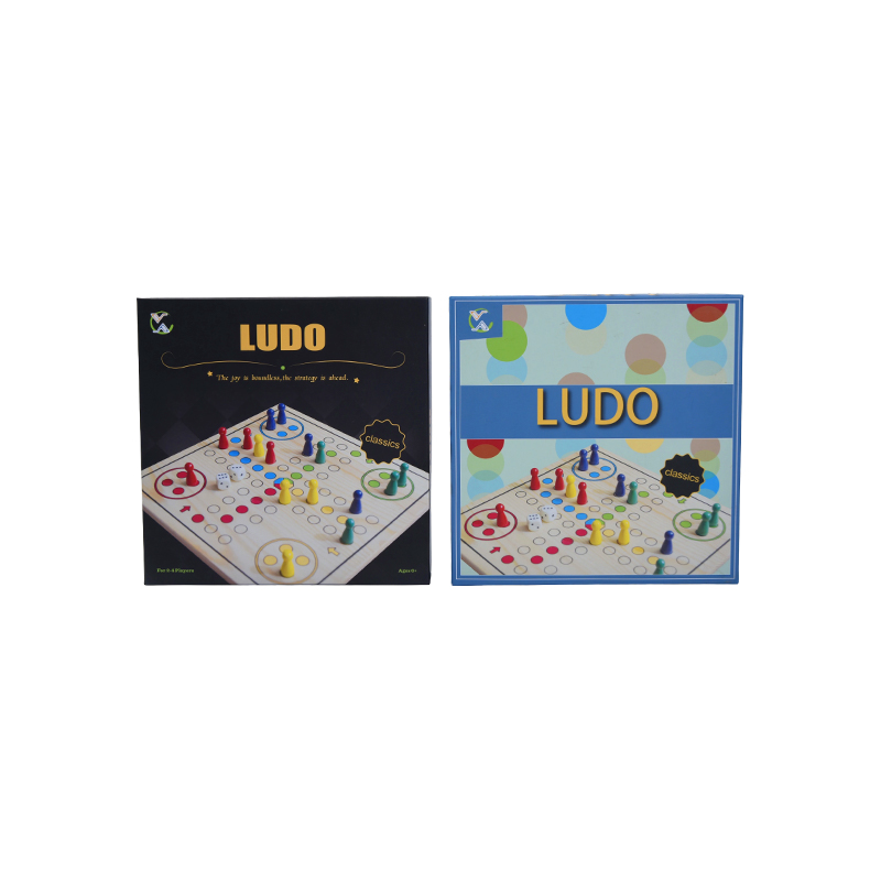 Классическая деревянная настольная игра LUDO, издание для семейных развлечений
